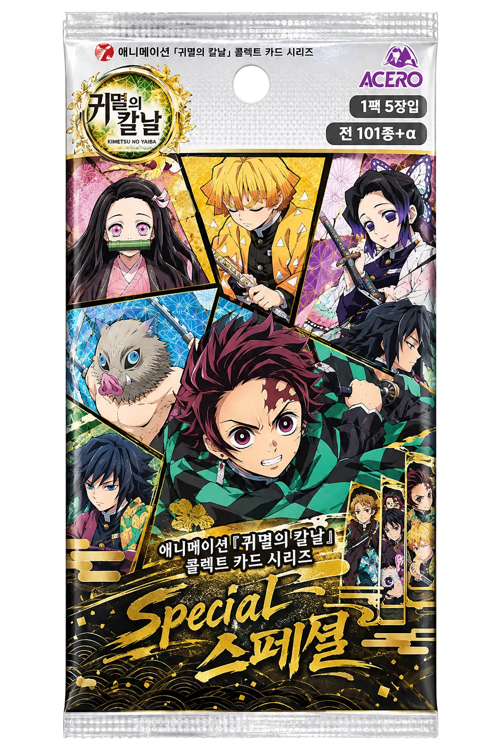 Demon Slayer Special Edition Collect Card Series Korean Booster Pack