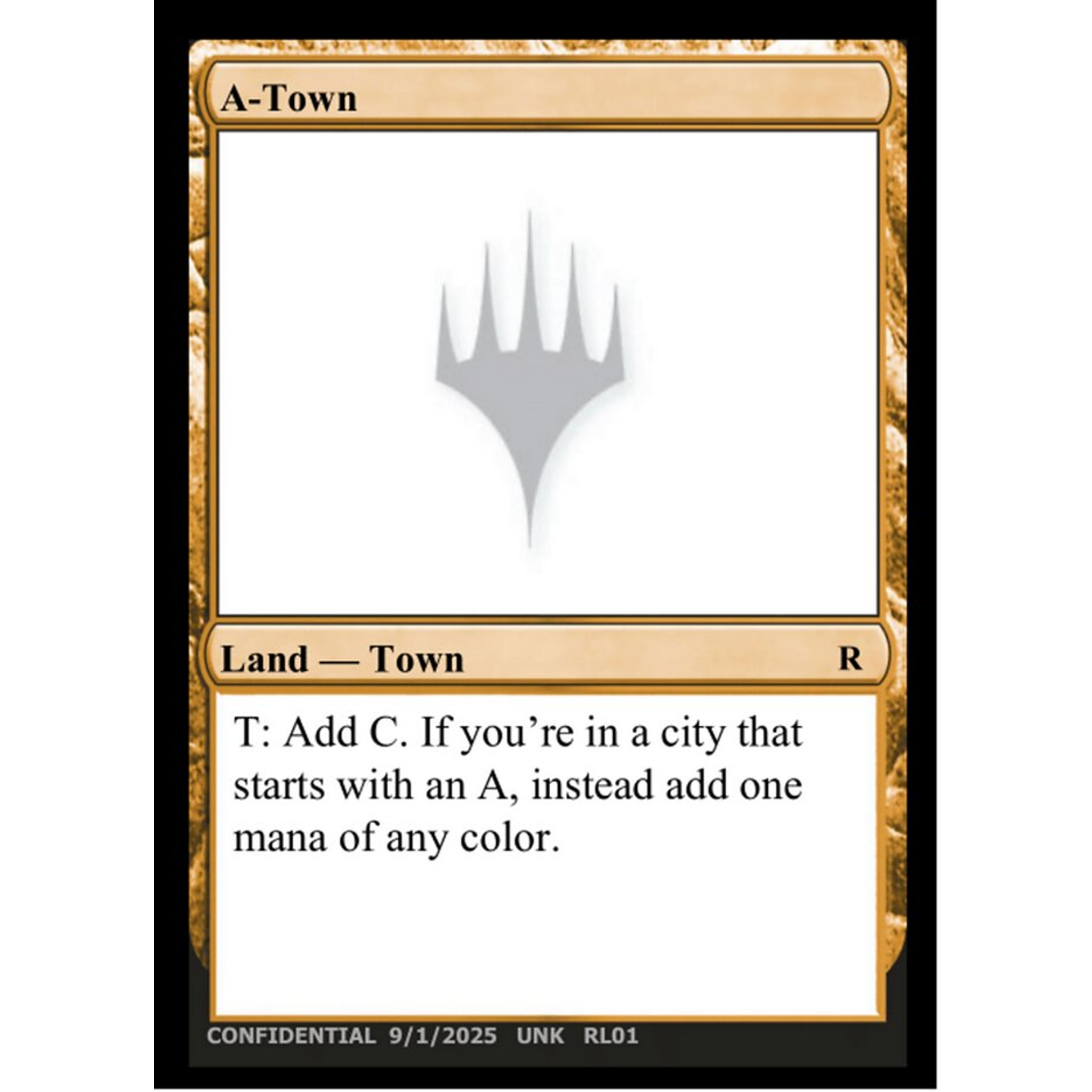 A-Town (UNK RL01e) — Moore Collectables UK