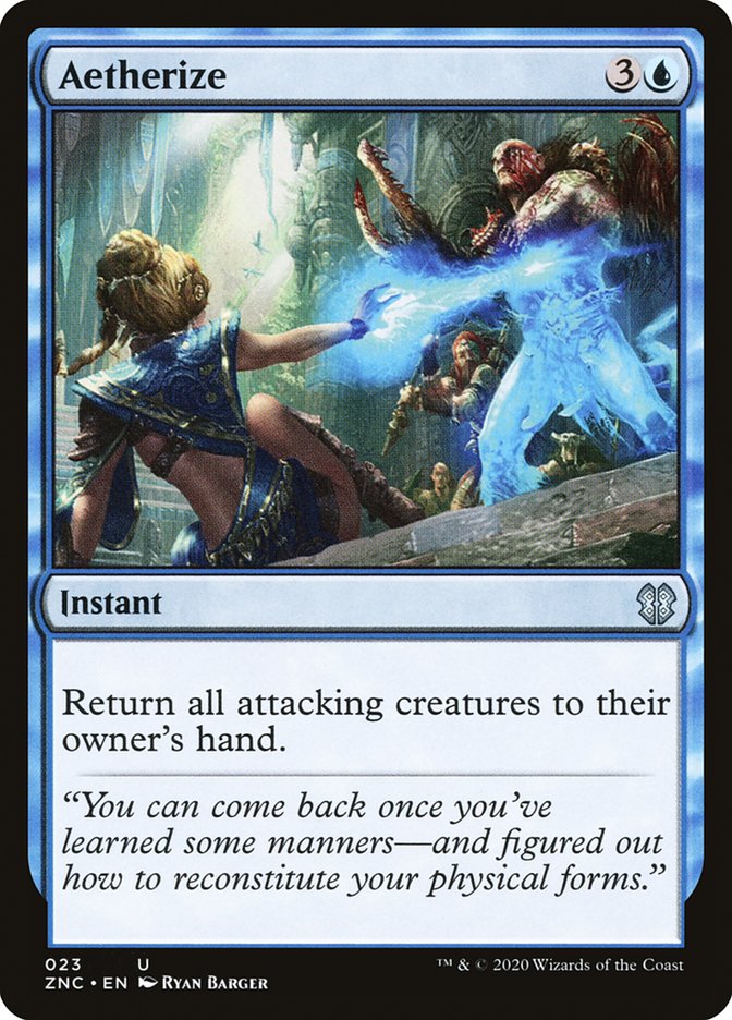 Aetherize – Uncommon Magic: The Gathering card from Zendikar Rising Commander (#23)