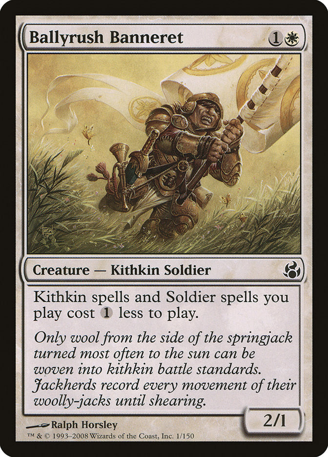 Ballyrush Banneret – Common Magic: The Gathering card from Morningtide (#1)