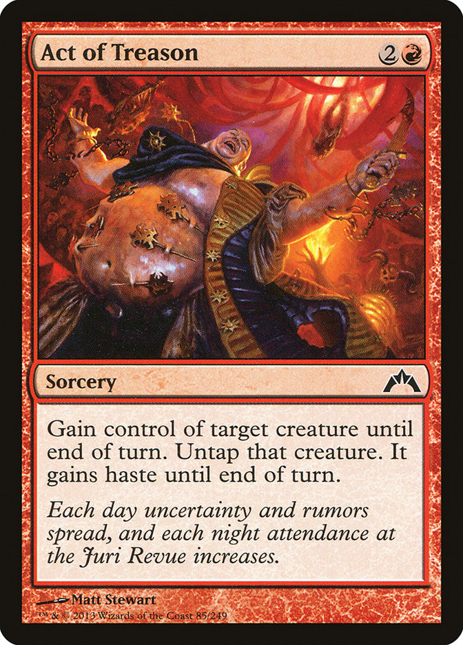Act of Treason – Common Magic: The Gathering card from Gatecrash (#85)