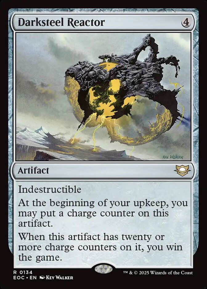 Darksteel Reactor – Rare Magic: The Gathering card from Edge of Eternities Commander (#134)