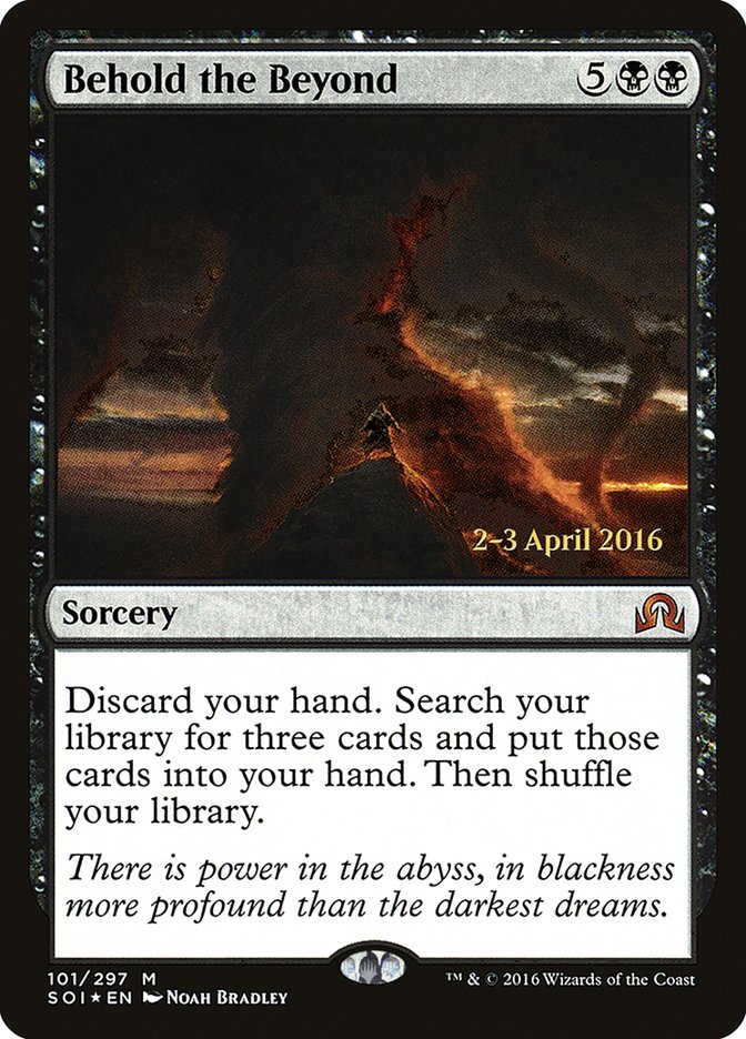 Behold the Beyond – Mythic Magic: The Gathering card from Shadows over Innistrad Promos (#101s)