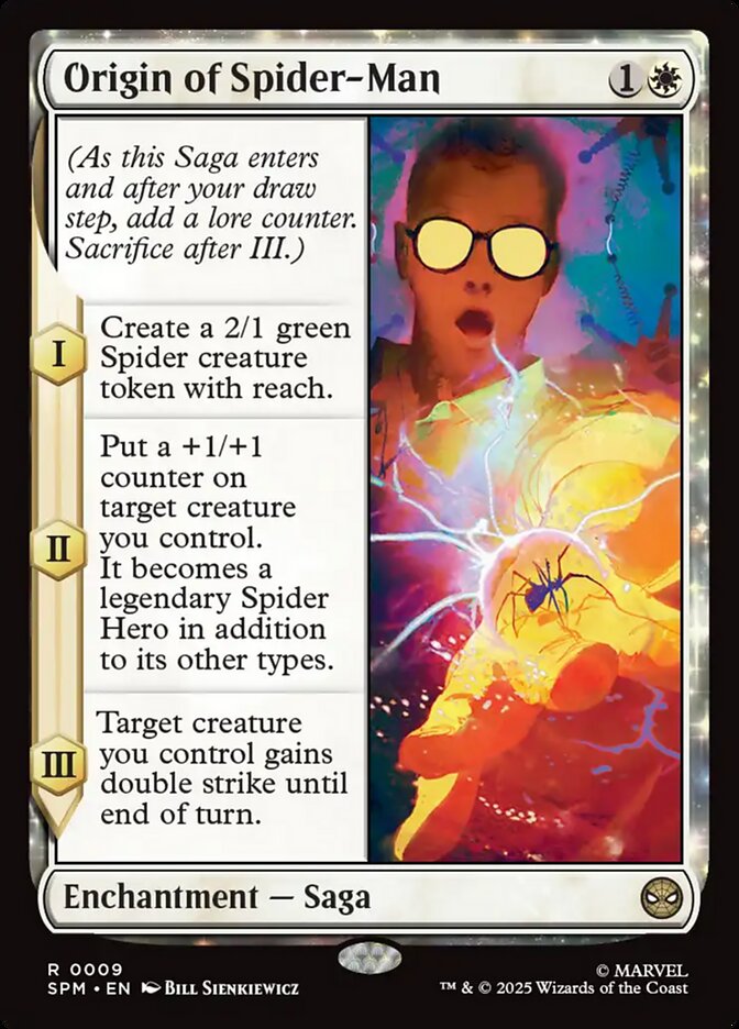 Origin of Spider-Man – Rare Magic: The Gathering card from Marvel's Spider-Man (#9)