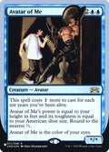 Avatar of Me – Rare Magic: The Gathering card from The List (Unfinity Foil Edition) (#12)
