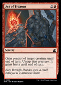 Act of Treason – Common Magic: The Gathering card from Ravnica Remastered (#99)
