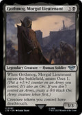Gothmog, Morgul Lieutenant – Uncommon Magic: The Gathering card from The Lord of the Rings: Tales of Middle-earth (#87)