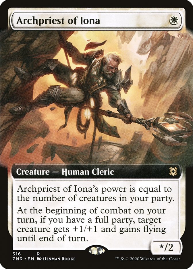 Archpriest of Iona – Rare Magic: The Gathering card from Zendikar Rising (#316)