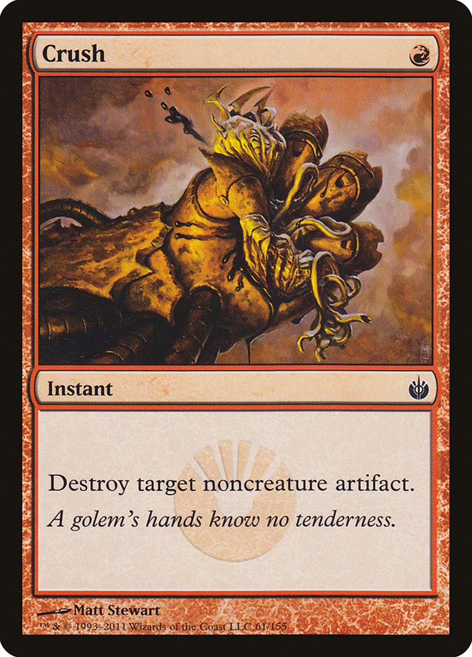 Crush – Common Magic: The Gathering card from Mirrodin Besieged (#61)