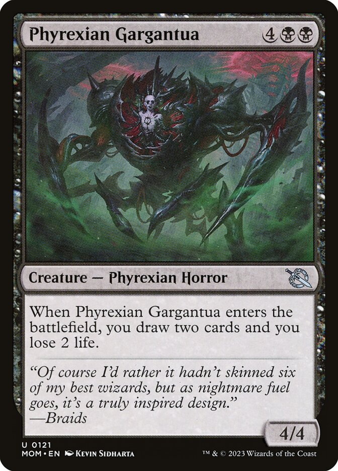 Phyrexian Gargantua – Uncommon Magic: The Gathering card from March of the Machine (#121)