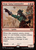 Siege-Gang Commander – Rare Magic: The Gathering card from Tarkir: Dragonstorm Commander (#232)