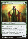Elvish Visionary – Common Magic: The Gathering card from Commander Legends (#223)