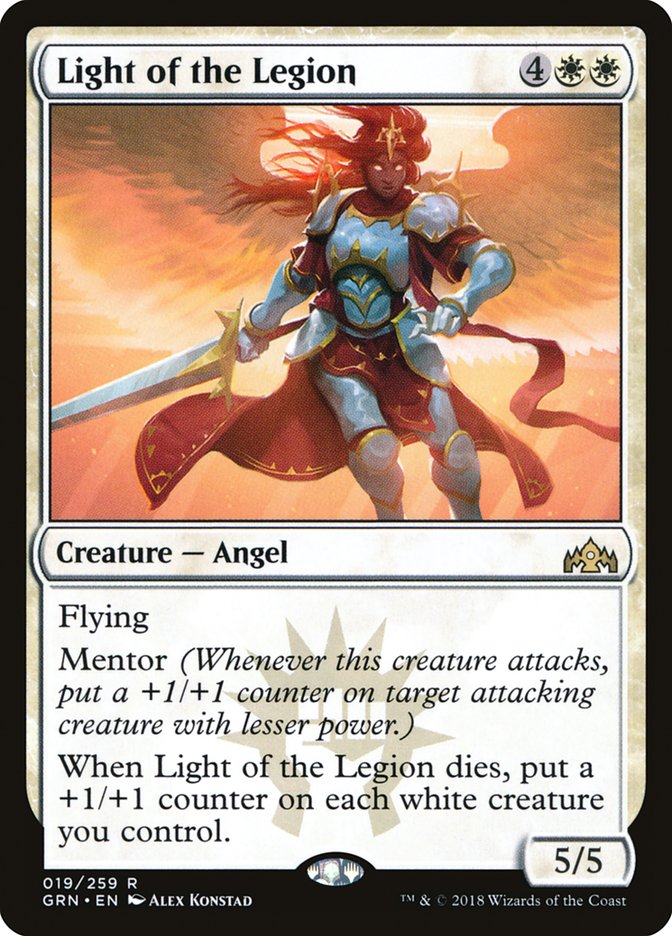 Light of the Legion – Rare Magic: The Gathering card from Guilds of Ravnica (#19)