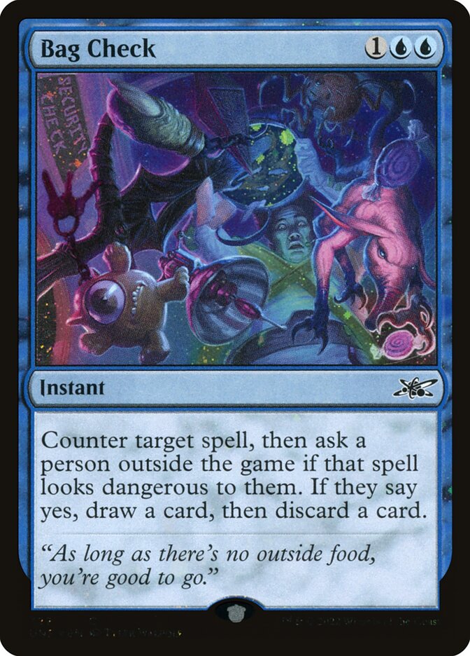 Bag Check – Common Magic: The Gathering card from Unfinity (#322)