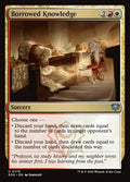 Borrowed Knowledge – Uncommon Magic: The Gathering card from Secrets of Strixhaven (#178)
