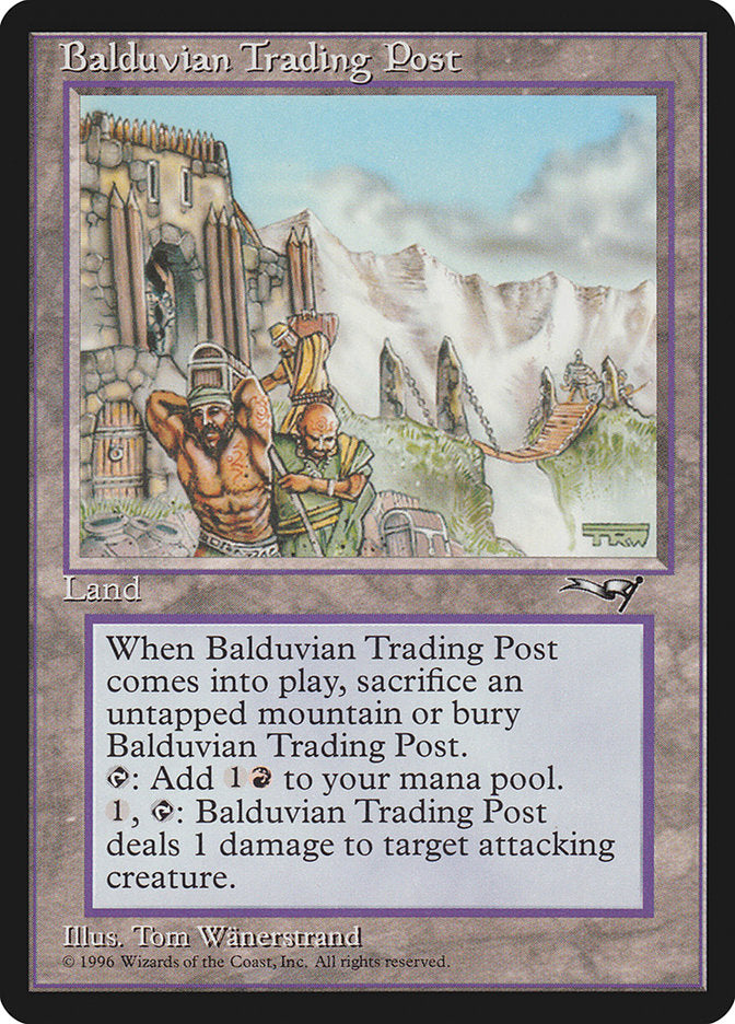 Balduvian Trading Post – Rare Magic: The Gathering card from Alliances (#137)