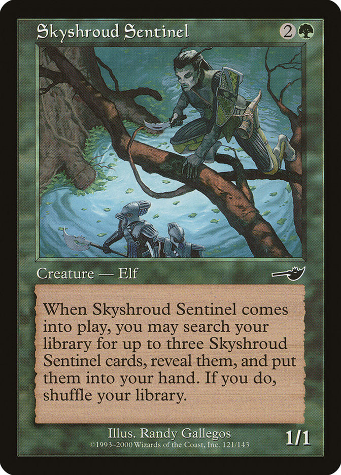 Skyshroud Sentinel – Common Magic: The Gathering card from Nemesis (#121)