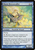 Oboro Breezecaller – Common Magic: The Gathering card from Saviors of Kamigawa (#48)