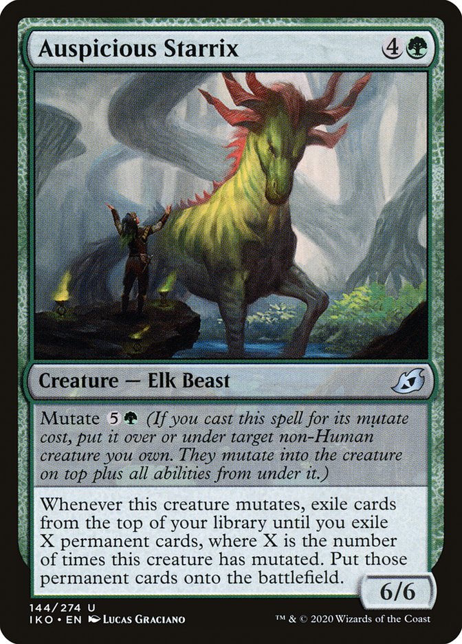 Auspicious Starrix – Uncommon Magic: The Gathering card from Ikoria: Lair of Behemoths (#144)