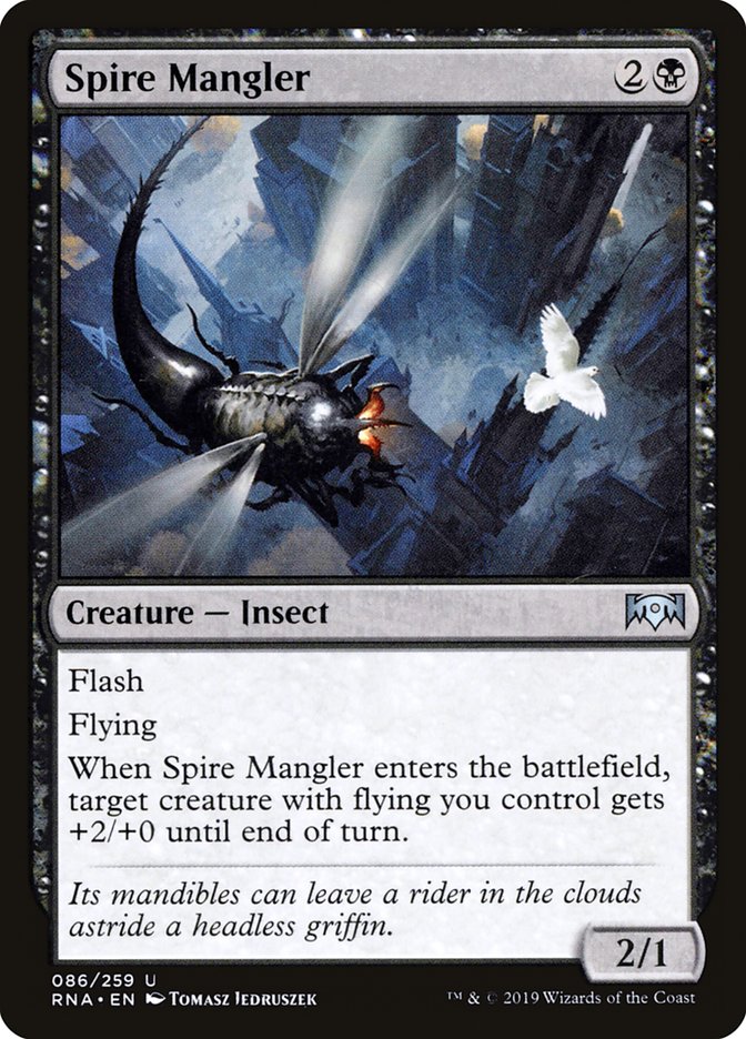 Spire Mangler – Uncommon Magic: The Gathering card from Ravnica Allegiance (#86)