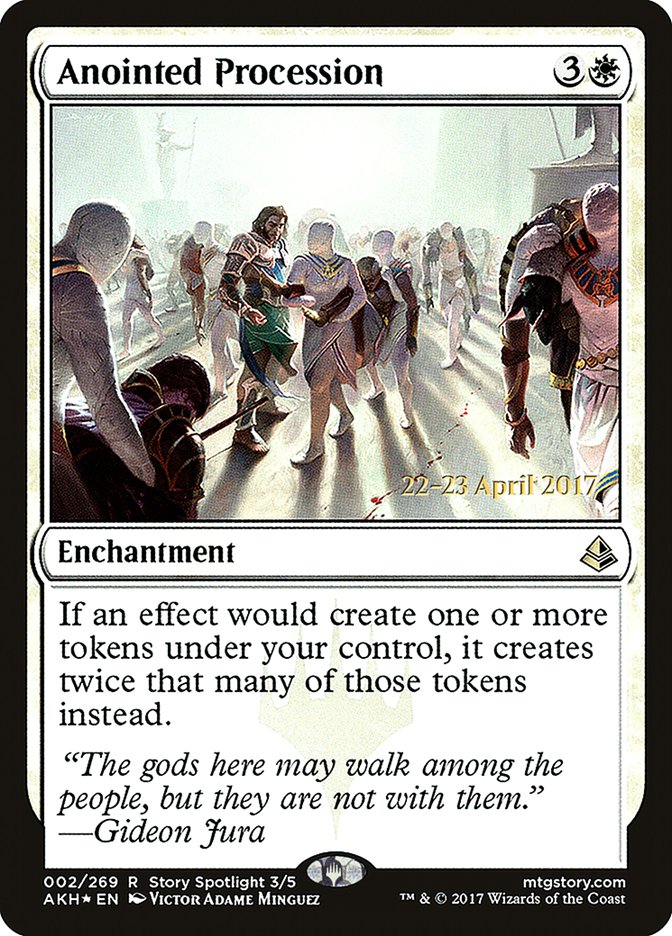 Anointed Procession – Rare Magic: The Gathering card from Amonkhet Promos (#2s)