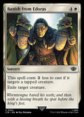 Banish from Edoras – Common Magic: The Gathering card from The Lord of the Rings: Tales of Middle-earth (#1)