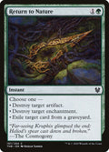 Return to Nature – Common Magic: The Gathering card from Theros Beyond Death (#197)