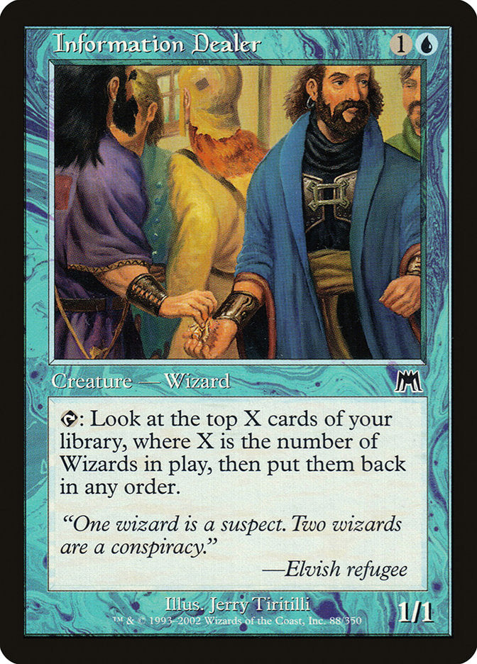 Information Dealer – Common Magic: The Gathering card from Onslaught (#88)