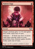 Violent Urge – Uncommon Magic: The Gathering card from Duskmourn: House of Horror (#164)