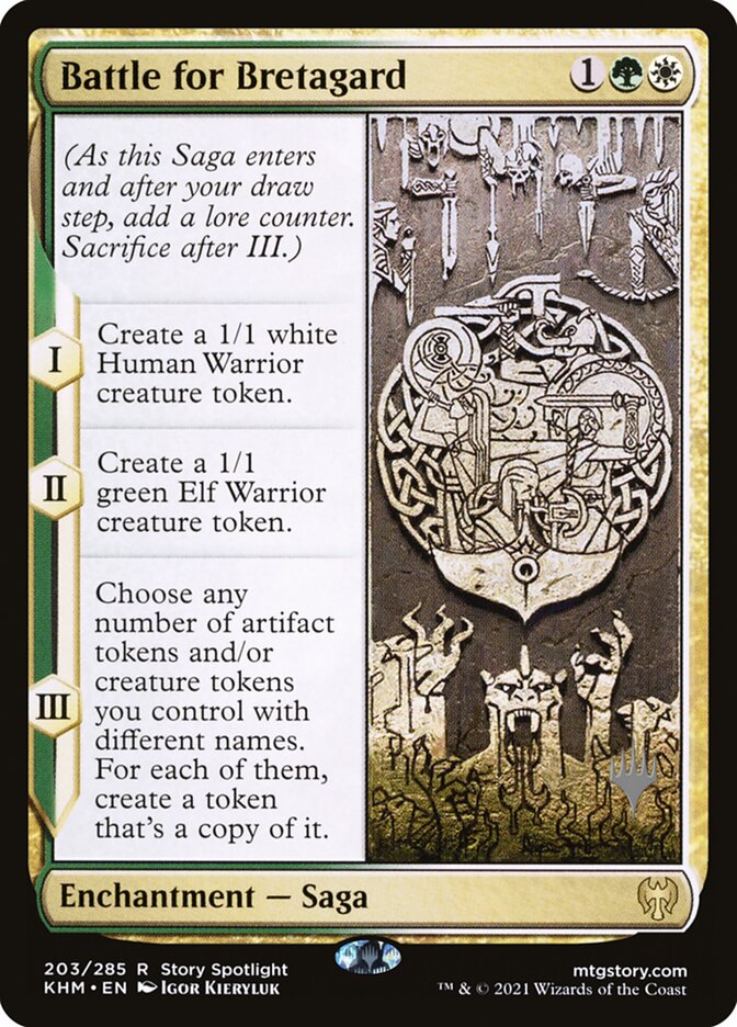 Battle for Bretagard – Rare Magic: The Gathering card from Kaldheim Promos (#203p)