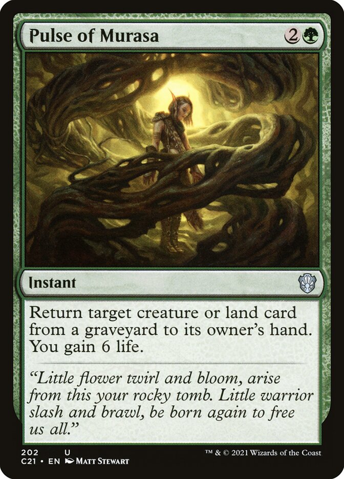 Pulse of Murasa – Uncommon Magic: The Gathering card from Commander 2021 (#202)