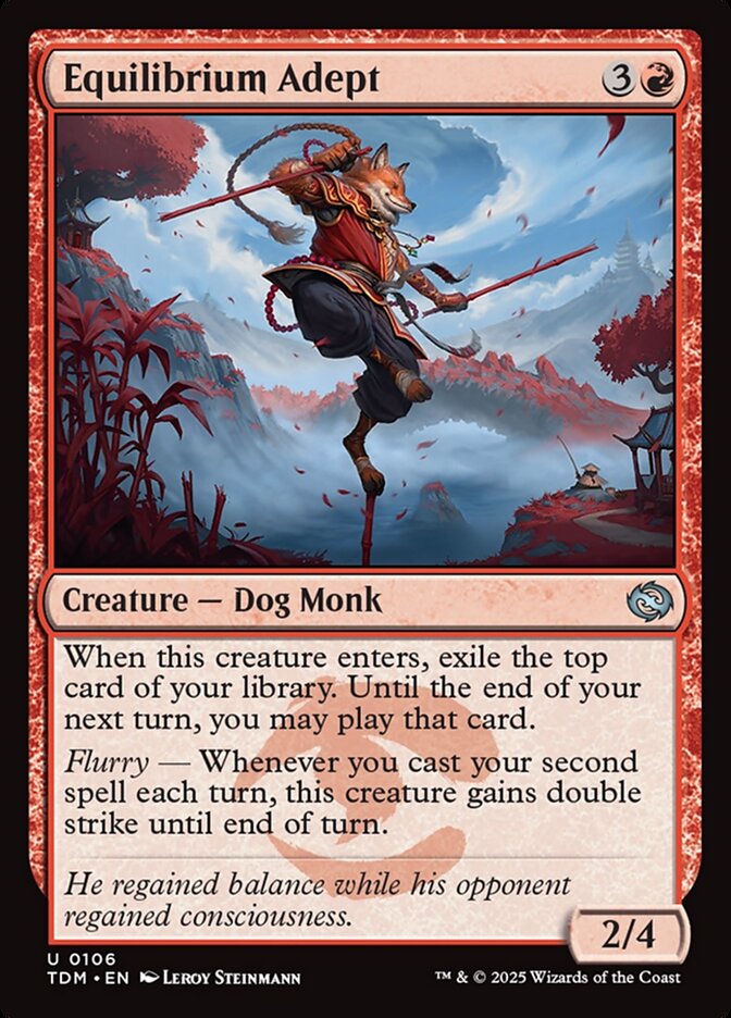 Equilibrium Adept – Uncommon Magic: The Gathering card from Tarkir: Dragonstorm (#106)