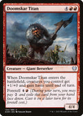 Doomskar Titan – Uncommon Magic: The Gathering card from Kaldheim (#130)