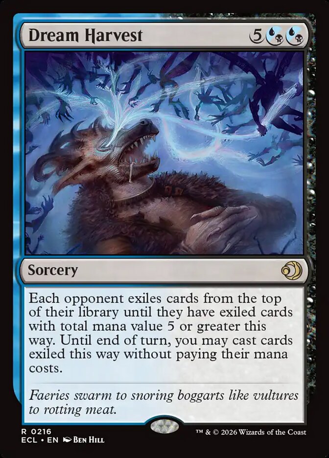 Dream Harvest – Rare Magic: The Gathering card from Lorwyn Eclipsed (#216)