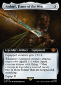 Andúril, Flame of the West – Mythic Magic: The Gathering card from The Lord of the Rings: Tales of Middle-earth (#375)