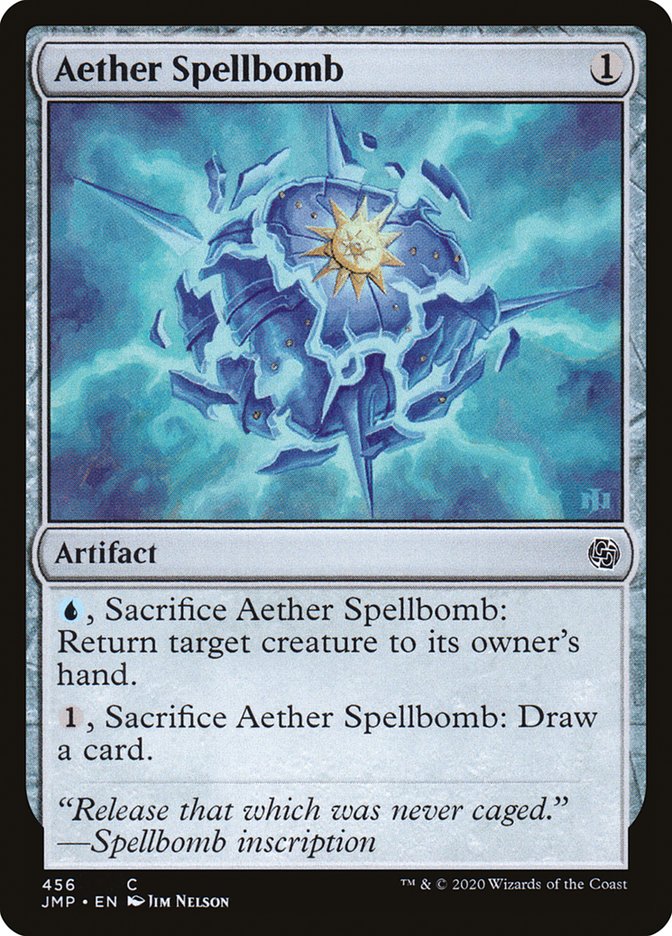 Aether Spellbomb – Common Magic: The Gathering card from Jumpstart (#456)