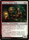 Duergar Hedge-Mage – Uncommon Magic: The Gathering card from March of the Machine Commander (#324)