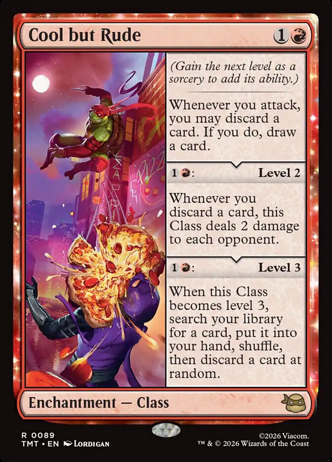 Cool but Rude – Rare Magic: The Gathering card from Teenage Mutant Ninja Turtles (#89)