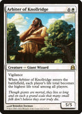 Arbiter of Knollridge – Rare Magic: The Gathering card from Commander 2011 (#6)
