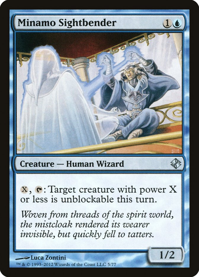 Minamo Sightbender – Uncommon Magic: The Gathering card from Duel Decks: Venser vs. Koth (#5)