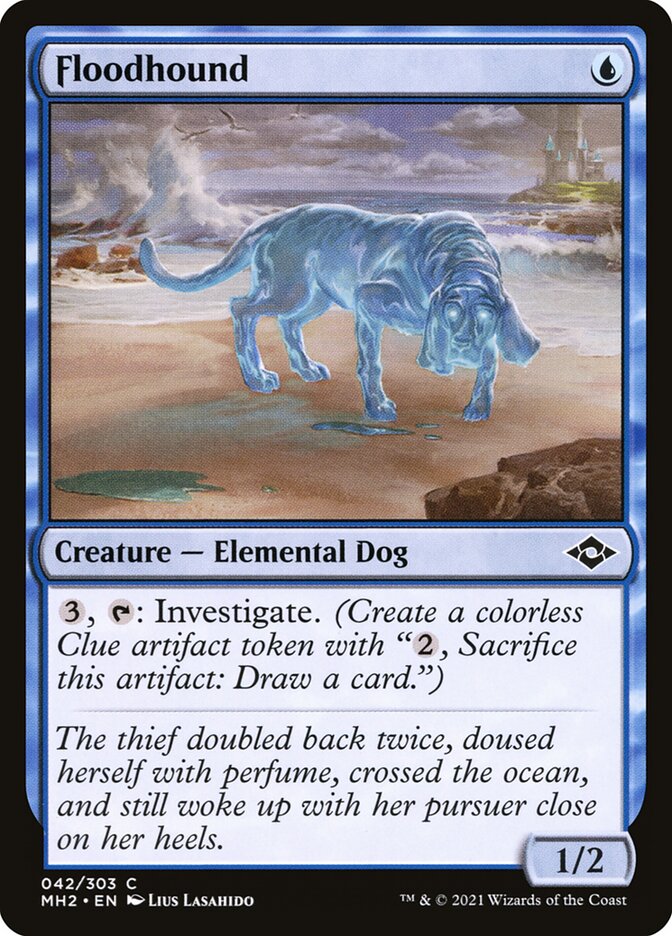 Floodhound – Common Magic: The Gathering card from Modern Horizons 2 (#42)