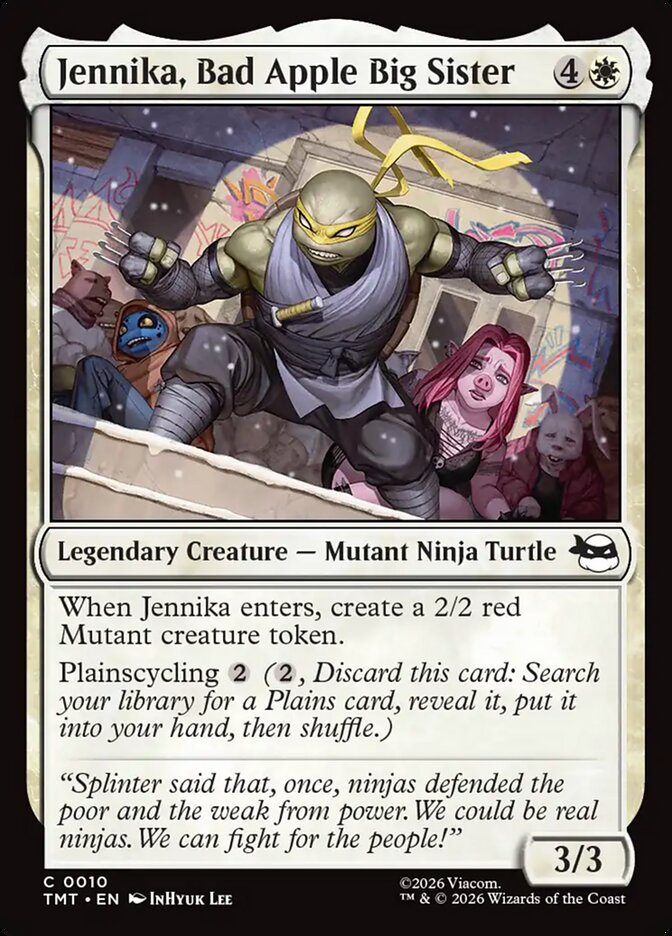 Jennika, Bad Apple Big Sister – Common Magic: The Gathering card from Teenage Mutant Ninja Turtles (#10)
