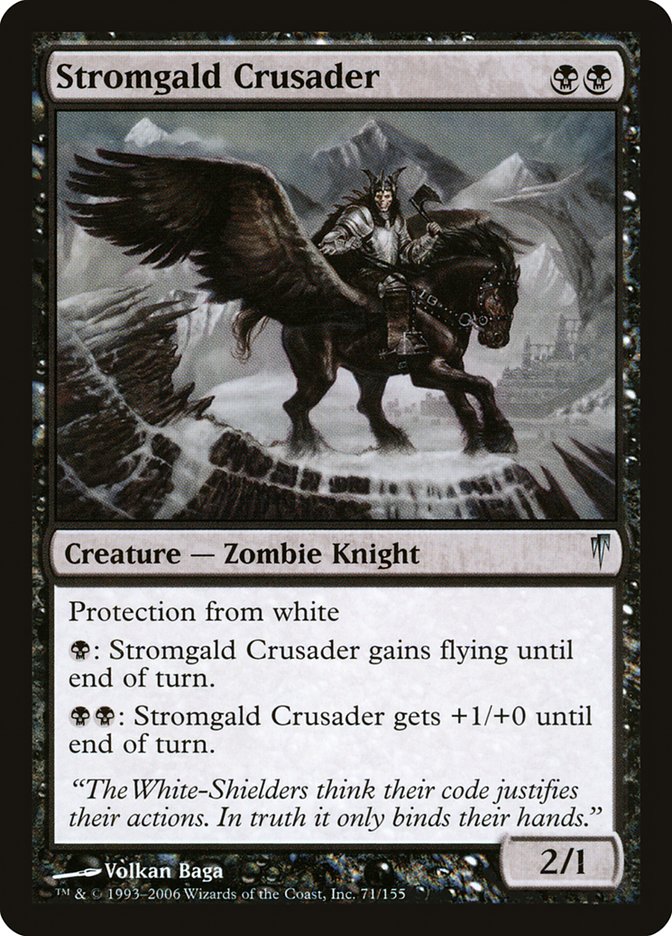 Stromgald Crusader – Uncommon Magic: The Gathering card from Coldsnap (#71)