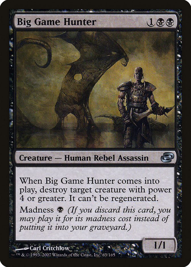Big Game Hunter – Uncommon Magic: The Gathering card from Planar Chaos (#63)
