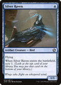 Silver Raven – Common Magic: The Gathering card from Adventures in the Forgotten Realms (#74)