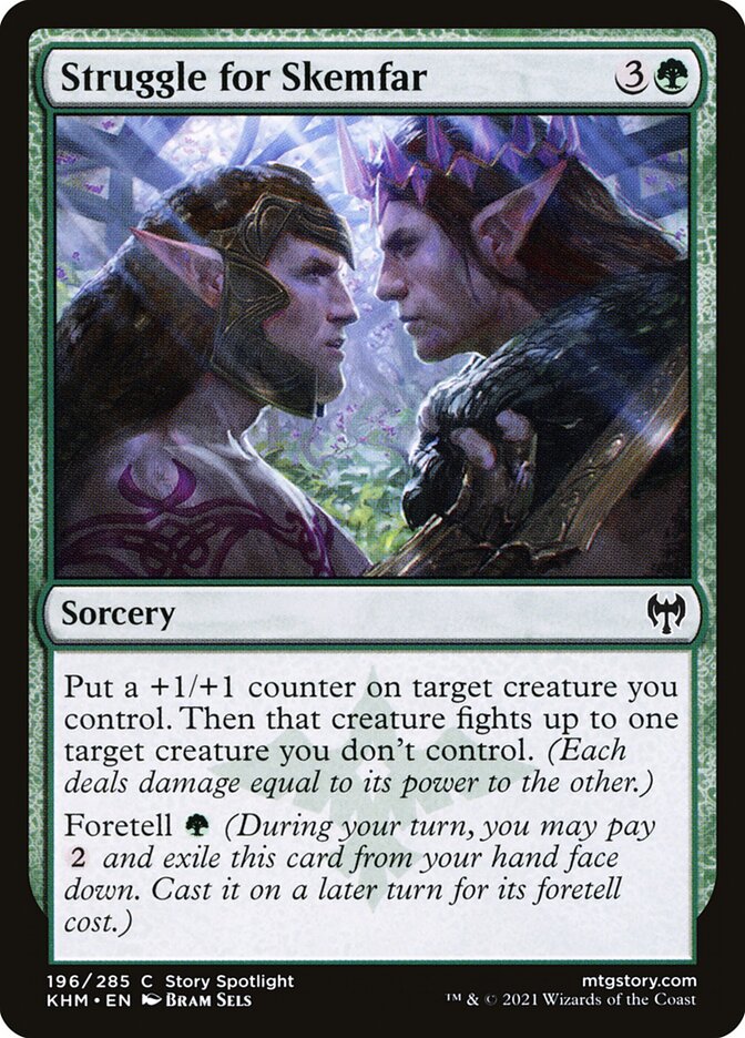 Struggle for Skemfar – Common Magic: The Gathering card from Kaldheim (#196)