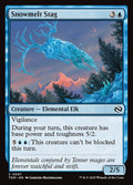 Snowmelt Stag – Common Magic: The Gathering card from Tarkir: Dragonstorm (#57)