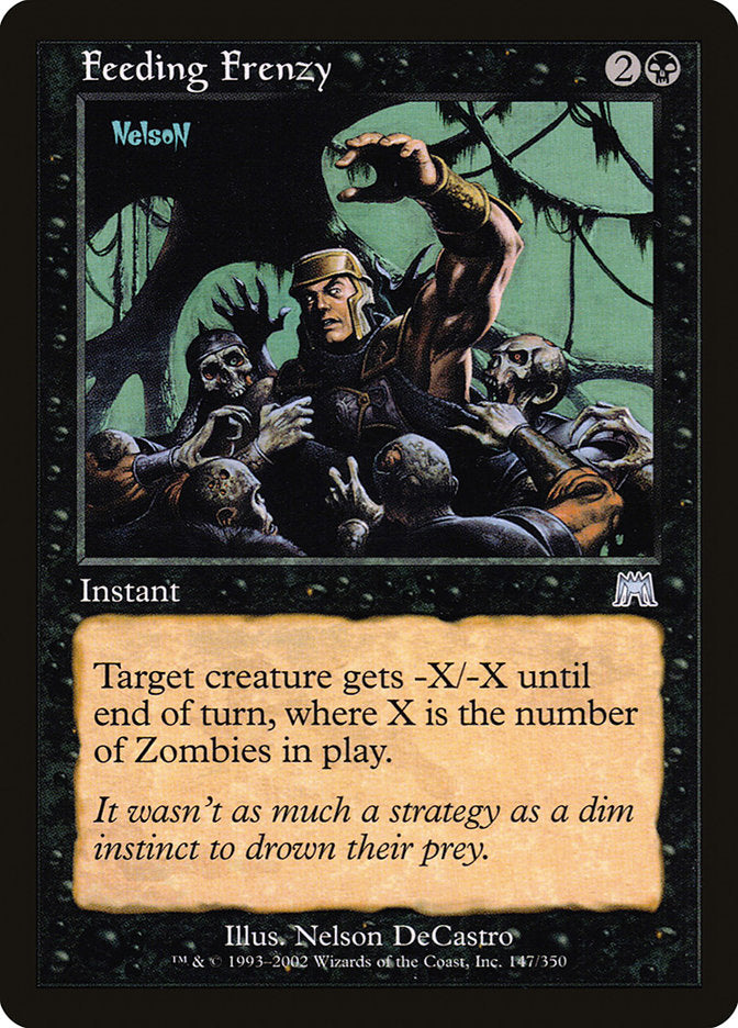 Feeding Frenzy – Uncommon Magic: The Gathering card from Onslaught (#147)