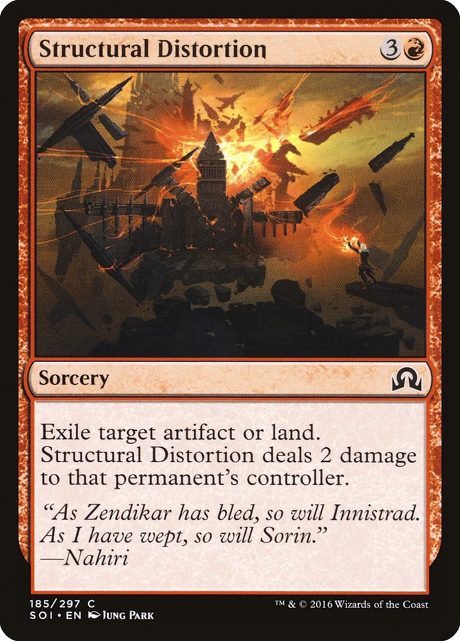 Structural Distortion – Common Magic: The Gathering card from Shadows over Innistrad (#185)