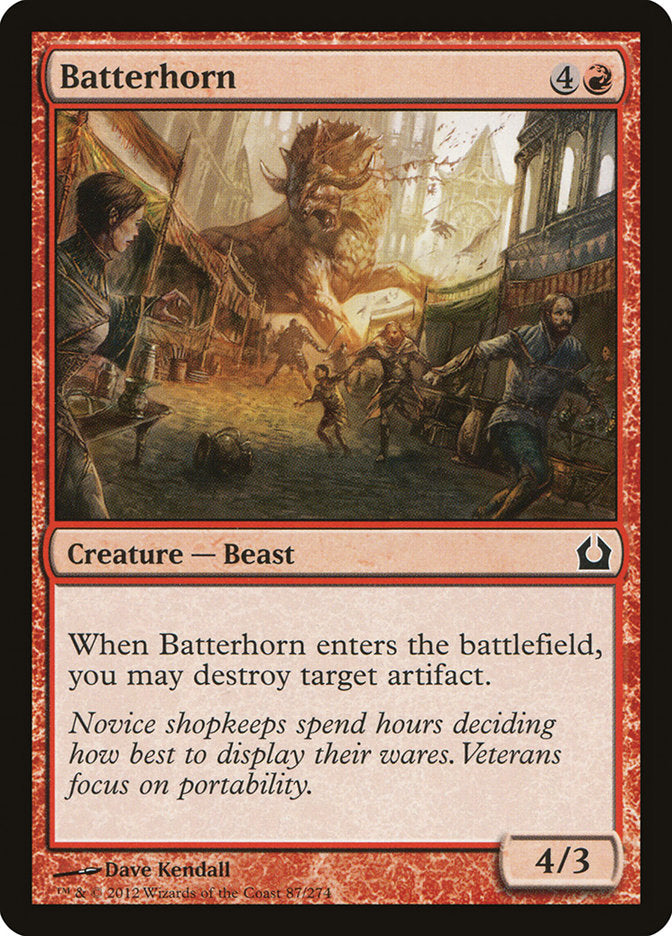 Batterhorn – Common Magic: The Gathering card from Return to Ravnica (#87)